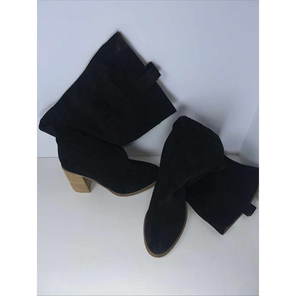 Mi.iM Knee High Block Heel Suede Boots Size 8